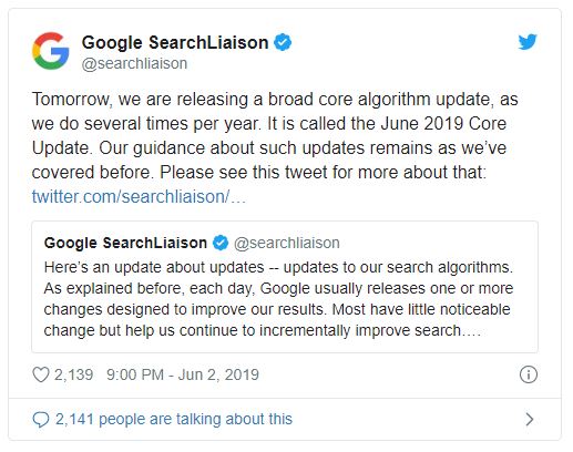 Google June Core Update - Mise a jour SEO - 3SC Global Services